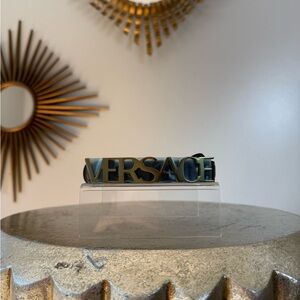 Versace - Gold Logo Slim Belt